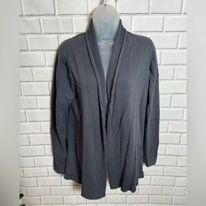 EXPRESS women open front  cardigan gray/size XL
